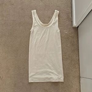 Morgan Stewart sport XS/Small tank pale yellow/cream